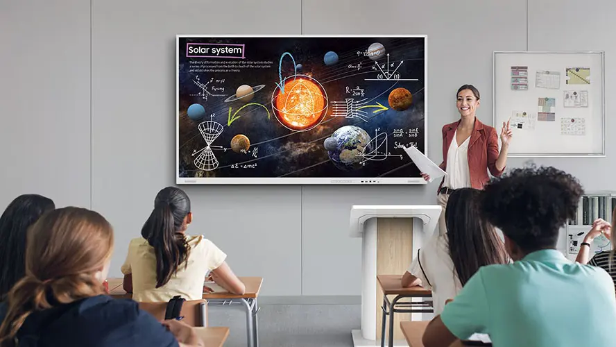 Écrans intérieurs 1 tableau interactif LED