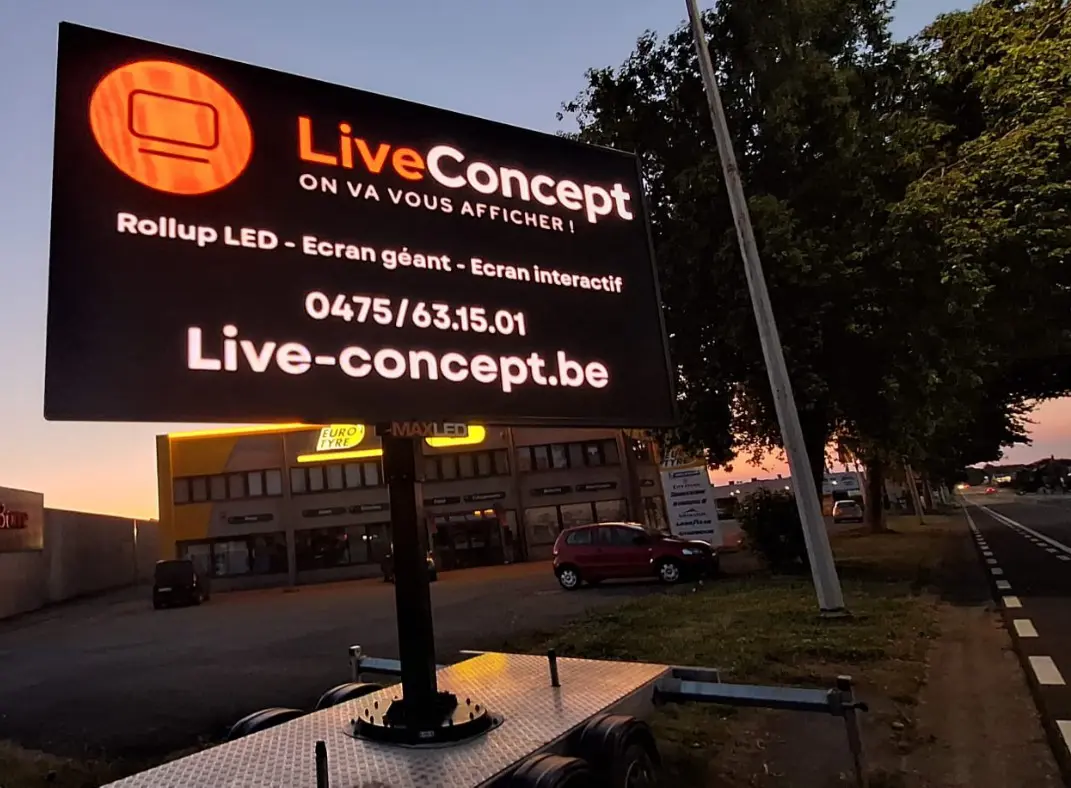 Écrans LED 1 live concept 123